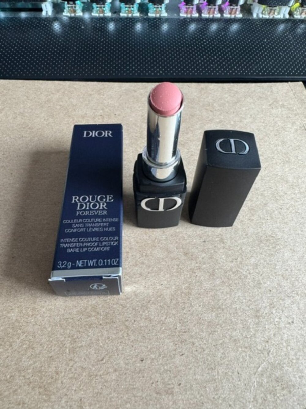 DIOR FOREVER INTENSE COUTURE COLOUR TRANSFER PROOF LIPSTICK - 100 FOREVER NUDE
